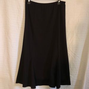 Choices Black Flared Skirt